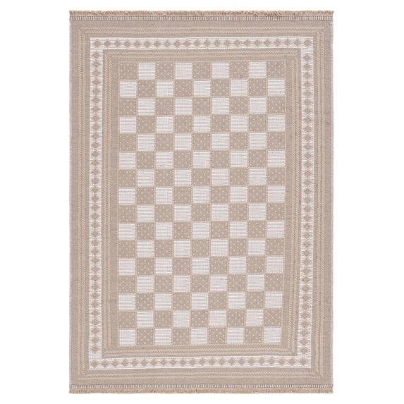 SAFAVIEH Aspect Freeman Geometric Area Rug, Natural/Ivory, 8'6" x 12'