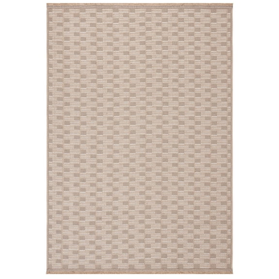 SAFAVIEH Aspect Mariama Geometric Area Rug, Natural/Ivory, 5'3" x 7'6"