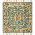 thumbnail image 1 of SAFAVIEH Aspen Peter Floral Wool Area Rug, Olive/Rust, 7' x 7' Square, 1 of 8