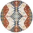 thumbnail image 1 of SAFAVIEH Aspen Pemala Abstract Area Rug, Ivory/Blue, 7' x 7' Round, 1 of 10