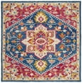 thumbnail image 1 of SAFAVIEH Aspen Gamal Oriental Wool Area Rug, Navy/Fuchsia, 7' x 7' Square, 1 of 8