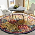 thumbnail image 1 of SAFAVIEH Aspen APN514M Handmade Blue / Orange Rug, 1 of 7