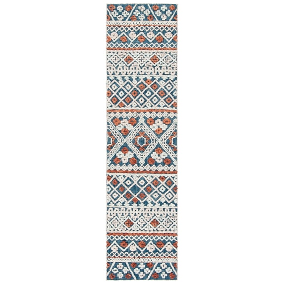 SAFAVIEH Aspen APN530M Handmade Blue / Orange Rug