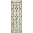 thumbnail image 1 of SAFAVIEH Aspen Brooks Southwestern Runner Rug, Ivory/Blue, 2'3" x 7', 1 of 10