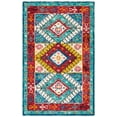 thumbnail image 1 of SAFAVIEH Aspen Camillo Geometric Area Rug, Blue/Rust, 4' x 6', 1 of 8