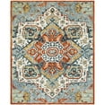 thumbnail image 1 of SAFAVIEH Aspen Caroline Floral Runner Rug, Blue/Rust, 2'3" x 15', 1 of 9