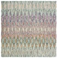 thumbnail image 1 of SAFAVIEH Aspen Catriona Geometric Wool Area Rug, Blue/Pink, 7' x 7' Square, 1 of 7