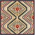 thumbnail image 1 of SAFAVIEH Aspen Christal Southwestern Wool Area Rug, Ivory/Multi, 7' x 7' Square, 1 of 4