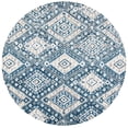 thumbnail image 1 of SAFAVIEH Aspen Christopher Geometric Wool Area Rug, Grey/Ivory, 7' x 7' Round, 1 of 7