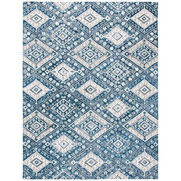 SAFAVIEH Aspen Christopher Geometric Wool Area Rug, Grey/Ivory, 8' x 10'