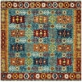 thumbnail image 1 of SAFAVIEH Aspen Cindra Southwestern Wool Area Rug, Blue/Red, 9' x 9' Square, 1 of 6