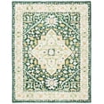 thumbnail image 1 of SAFAVIEH Aspen Coco Southwestern Wool Area Rug, Green/Ivory, 8' x 10', 1 of 9