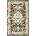 thumbnail image 1 of SAFAVIEH Aspen Coco Southwestern Wool Area Rug, Green/Red, 3' x 5', 1 of 10