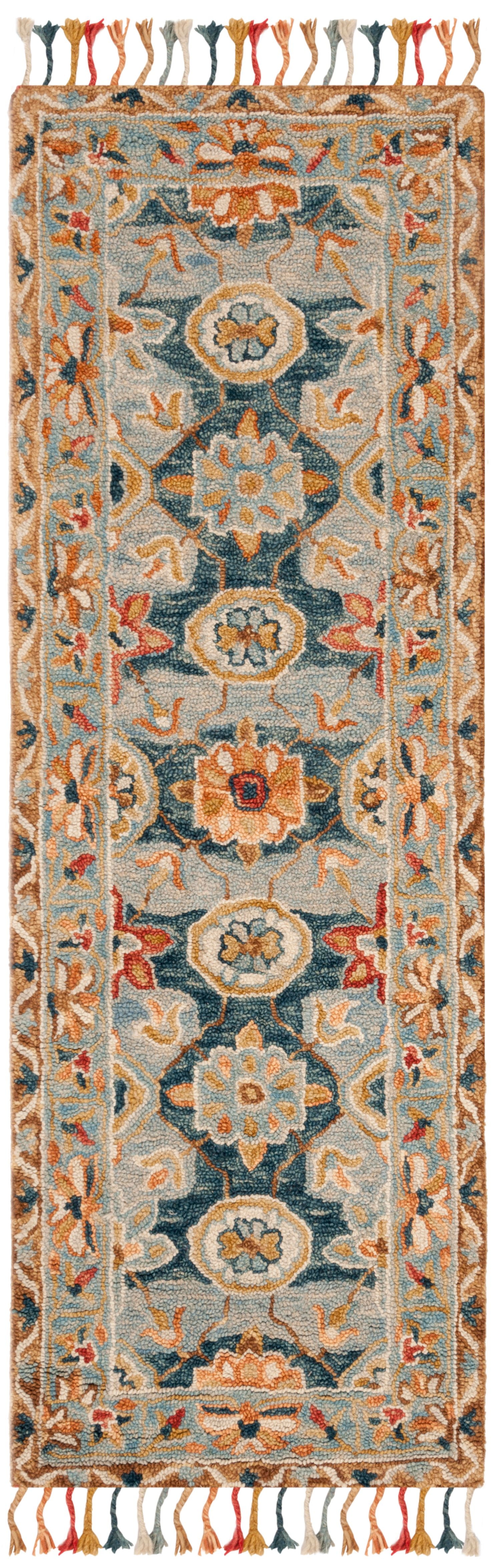 Handmade Gray Wool Tufted 27" Accent Rug