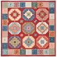 thumbnail image 1 of SAFAVIEH Aspen Amala Geometric Area Rug, Red/Blue, 7' x 7' Square, 1 of 8