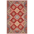 thumbnail image 1 of SAFAVIEH Aspen Collection APN803Q Handmade Red / Blue Rug, 1 of 4