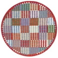 thumbnail image 1 of SAFAVIEH Aspen Cori Geometric Area Rug, Red/Blue, 7' x 7' Round, 1 of 4