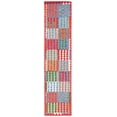 thumbnail image 1 of SAFAVIEH Aspen Cori Geometric Runner Rug, Red/Blue, 2'3" x 9', 1 of 4