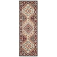thumbnail image 1 of SAFAVIEH Aspen Coriander Geometric Floral Runner Rug, Red/Ivory, 2'3" x 11', 1 of 6
