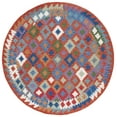 thumbnail image 1 of SAFAVIEH Aspen Damjana Geometric Area Rug, Orange/Blue, 7' x 7' Round, 1 of 4