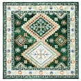 thumbnail image 1 of SAFAVIEH Aspen Dedrick Southwestern Wool Area Rug, Green/Ivory, 7' x 7' Square, 1 of 9