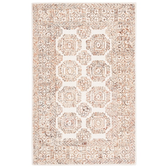 SAFAVIEH Aspen Divna Geometric Area Rug, Ivory/Sage, 8' x 10'