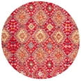 thumbnail image 1 of SAFAVIEH Aspen Dreda Tribal Area Rug, Red/Gold, 7' x 7' Round, 1 of 7