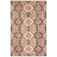 thumbnail image 1 of SAFAVIEH Aspen Dulcibella Geometric Wool Area Rug, Orange/Fuchsia, 6' x 9', 1 of 5