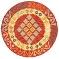 thumbnail image 1 of SAFAVIEH Aspen Edna Tribal Area Rug, Red/Gold, 7' x 7' Round, 1 of 7