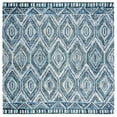 thumbnail image 1 of SAFAVIEH Aspen Eglantine Geometric Wool Area Rug, Grey/Blue, 7' x 7' Square, 1 of 7