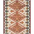 thumbnail image 1 of SAFAVIEH Aspen Eirann Southwestern Wool Area Rug, Ivory/Multi, 7' x 7' Round, 1 of 10