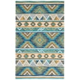 thumbnail image 1 of SAFAVIEH Aspen Ember Geometric Area Rug, Blue/Yellow, 3' x 5', 1 of 9