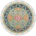 thumbnail image 1 of SAFAVIEH Aspen Emely Floral Wool Area Rug, Light Green/Black, 7' x 7' Round, 1 of 5