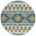 thumbnail image 1 of SAFAVIEH Aspen Enric Damask Wool Runner Rug, Blue/Ivory, 2'3" x 9', 1 of 8