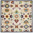 thumbnail image 1 of SAFAVIEH Aspen Giles Floral Wool Area Rug, Ivory/Blue, 3' x 3' Square, 1 of 5