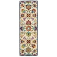 thumbnail image 1 of SAFAVIEH Aspen Giles Floral Wool Runner Rug, Ivory/Blue, 2'3" x 11', 1 of 5