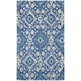 thumbnail image 1 of SAFAVIEH Aspen Isaiah Floral Bordered Wool Area Rug, Navy/Beige, 2' x 3', 1 of 5