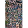 thumbnail image 1 of SAFAVIEH Aspen Jacob Geometric Area Rug, Dark Green/Black, 5' x 8', 1 of 7
