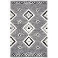 thumbnail image 1 of SAFAVIEH Aspen Jayna Geometric Wool Area Rug, Black/Ivory, 9' x 12', 1 of 10