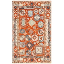 SAFAVIEH Aspen Joandra Oriental Area Rug, Rust/Ivory, 8' x 10'