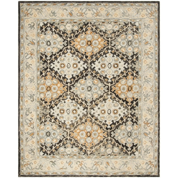 SAFAVIEH Aspen Joaquin Oriental Area Rug, Beige/Brown, 3' x 3' Round