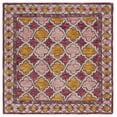 thumbnail image 1 of SAFAVIEH Aspen Joshua Geometric Area Rug, Pink/Yellow, 5' x 5' Square, 1 of 8