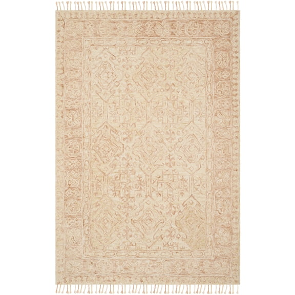 SAFAVIEH Aspen Julijana Southwestern Wool Area Rug, Ivory/Blush, 2' x 3'
