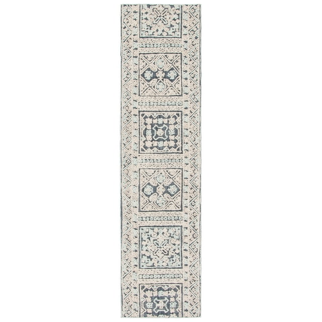 SAFAVIEH Aspen Katina Geometric Runner Rug, Charcoal, 2'3" x 9'