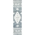 thumbnail image 1 of SAFAVIEH Aspen Kerry Geometric Runner Rug, Dark Grey/Ivory, 2'3" x 9', 1 of 7