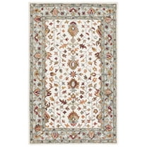 SAFAVIEH Aspen Korrine Tribal Area Rug, Ivory/Grey, 5' x 8'