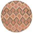 thumbnail image 1 of SAFAVIEH Aspen Kristal Abstract Geometric Wool Area Rug, Gold/Olive, 6' x 6' Round, 1 of 6