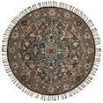 thumbnail image 1 of SAFAVIEH Aspen Lance Oriental Wool Area Rug, Charcoal/Light Brown, 7' x 7' Round, 1 of 3