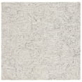 thumbnail image 1 of SAFAVIEH Aspen Linton Distressed Geometric Wool Area Rug, Grey/Beige, 6' x 6' Square, 1 of 8