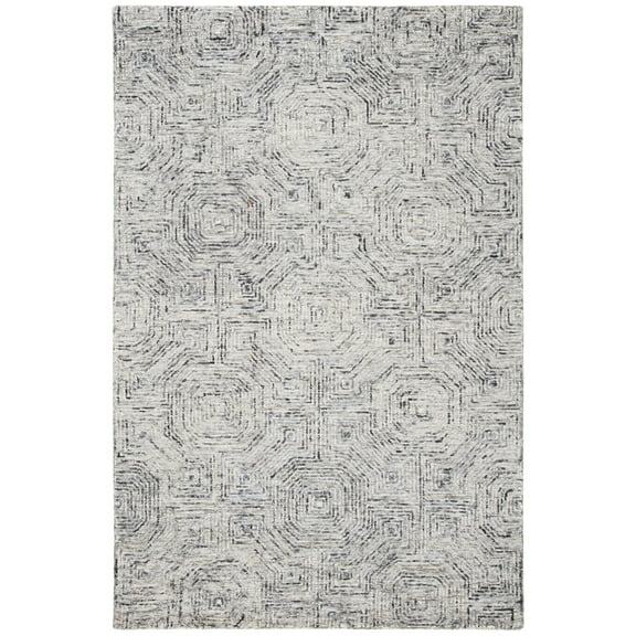 SAFAVIEH Aspen Linton Geometric Wool Area Rug, Grey/Beige, 3' x 5'